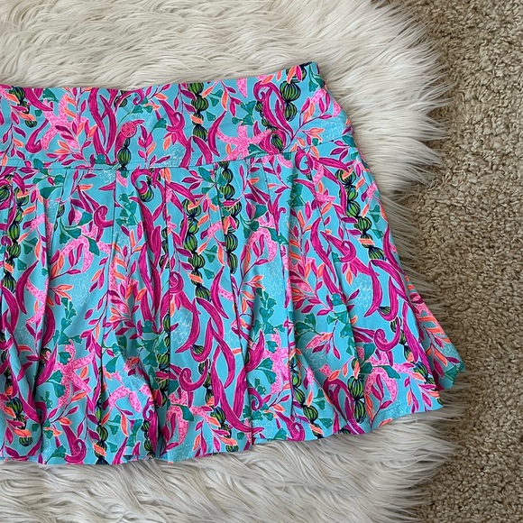 {Lilly Pulitzer} Luxletic® Annora Skort in Multi Seaweed Samba - Women’s Medium - Picture 11 of 15